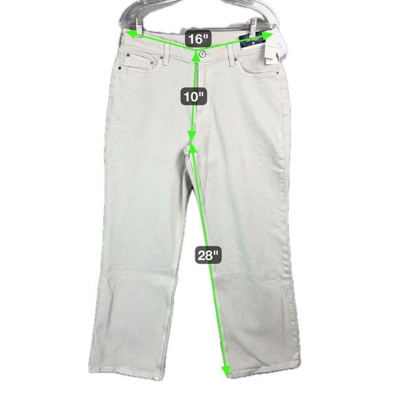 Abercrombie & Fitch Women 32 Jeans Short Curve Low Rise Baggy Stretch NEW - Picture 7 of 14